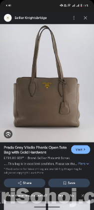 Original Prada Brand Hand Shoulder Bag Ladies